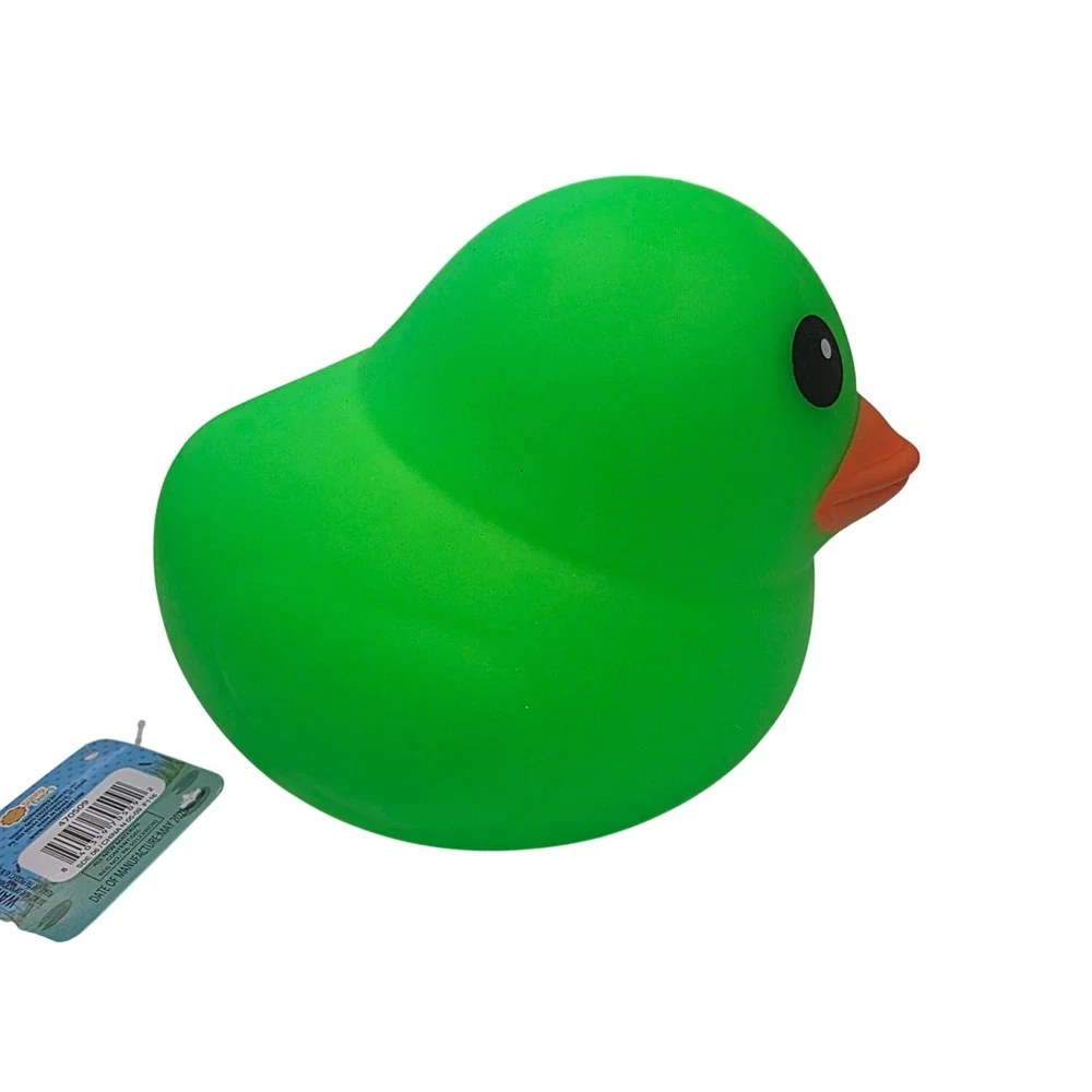 Laffy Quacks Blue Rubber Duck Squish Stretch Sensory Toy Stress Ball Fidget NEW